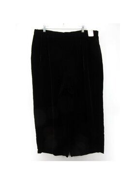 VINTAGE Tamotsu Pants 3X Plus Silk Velvet Wide Leg Lagenlook USA NEW